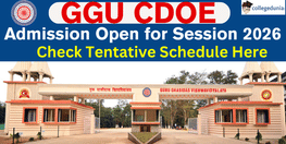 GGU CDOE Admission 2026 Open